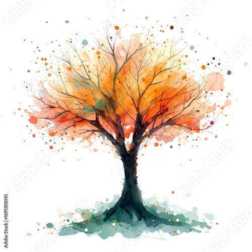Trees, transparent background, the relaxing shade of nature