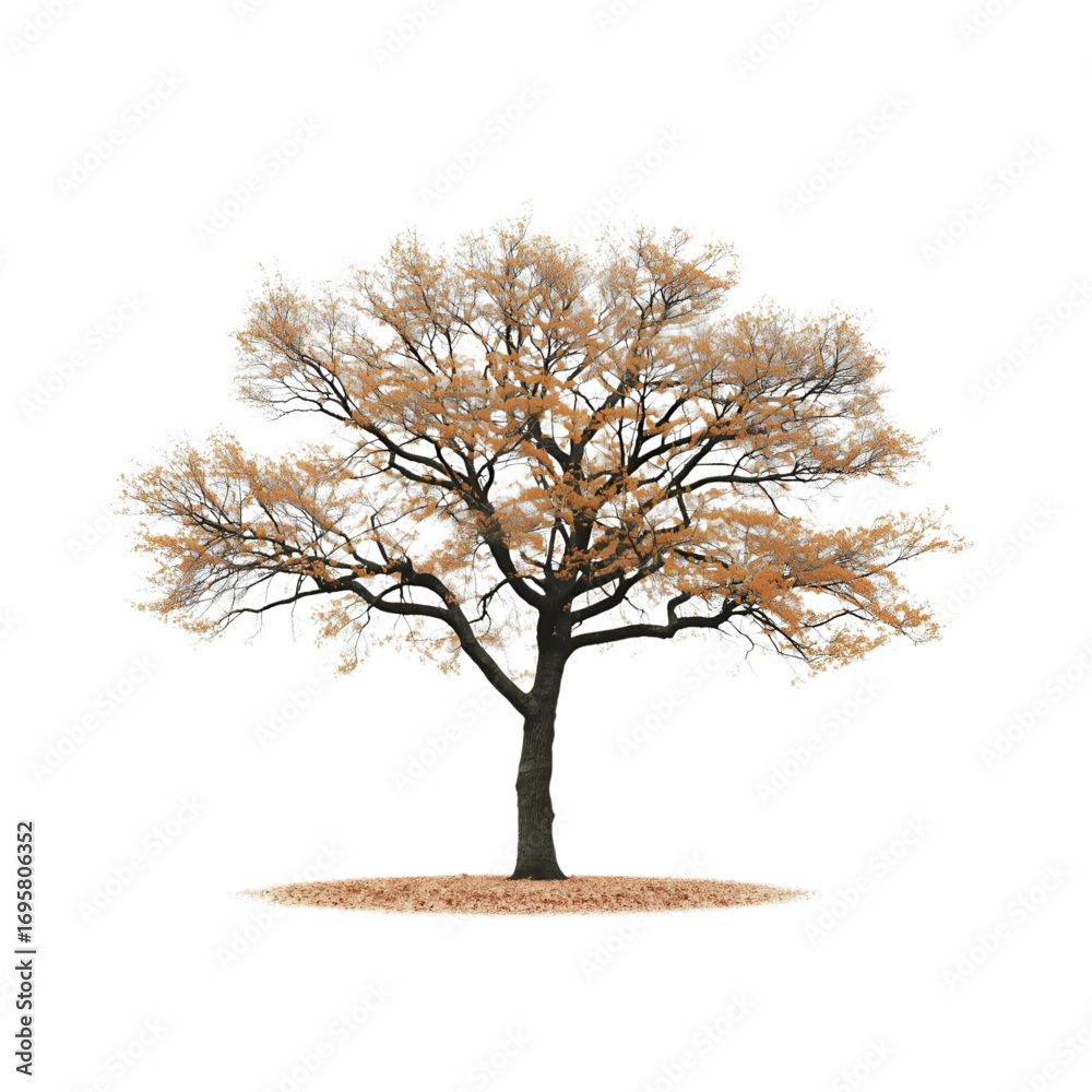 Obraz premium Trees, transparent background, the relaxing shade of nature