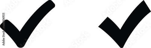 two check marks indicating approval or success visually