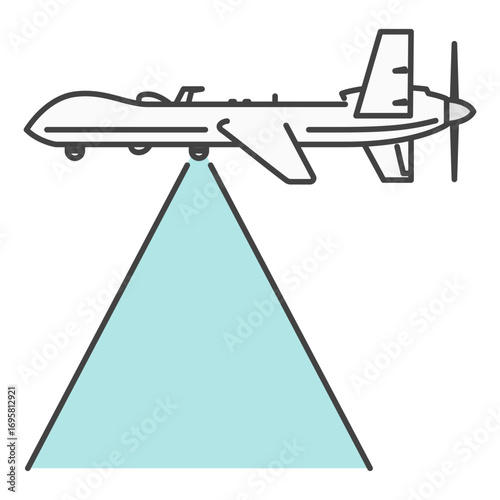 監視・捜索を行う官公庁や民間のプロペラ無人偵察機・無人航空機（UAV・無人機）