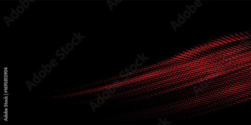 Red black brush stroke pattern car sticker abstract banner sporty lines red black color combination brush stroke pattern grunge motorsport racing design.
