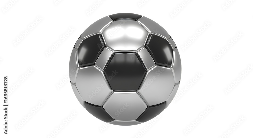 Fototapeta premium Soccer ball isolated on transparent background