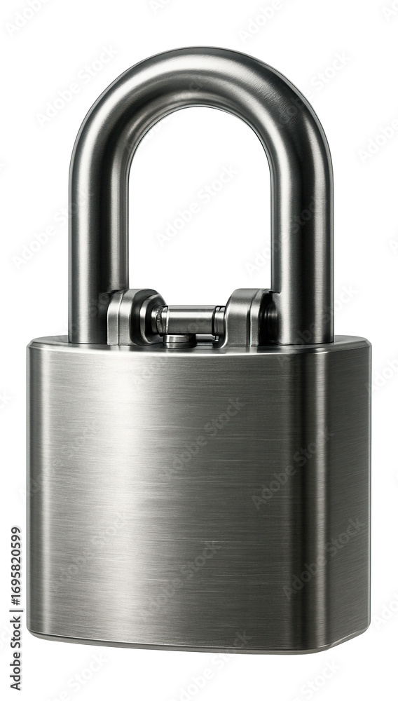 Fototapeta premium High-security padlock with a dual locking mechanism