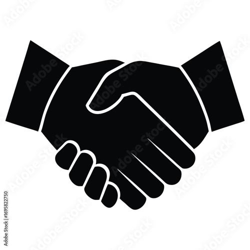 Two hands shaking in a partnership gesture symbolizing agreement trust and successful collaboration business concept