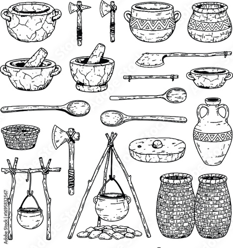 Primitive and Ancient Household Items

