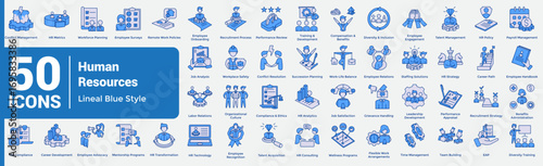 Human Resources Bundle H50 Lineal Blue