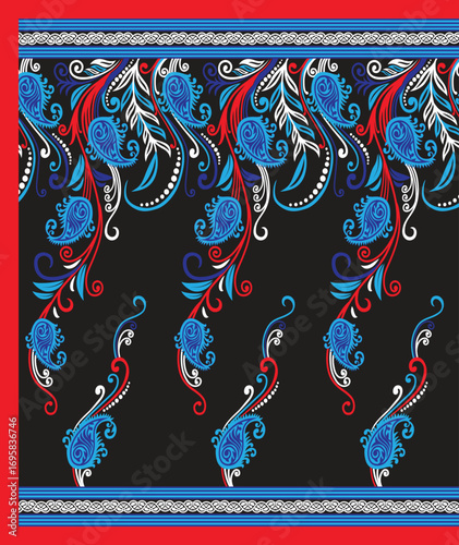 Printbeautiful floral pattern allover design for digital print