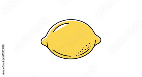 Bright yellow lemon fruit healthy food citrus zest refreshing taste natural juicy sweet sour vitamin c