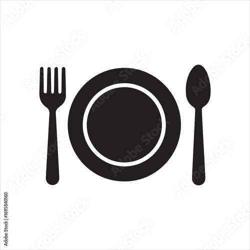 meal setting vector