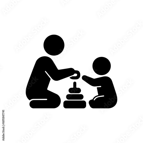 Parent Stacking Toy Icon
