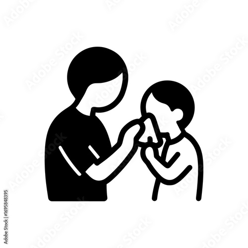 Blowing Nose Icon