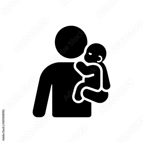 Burping a Baby Icon