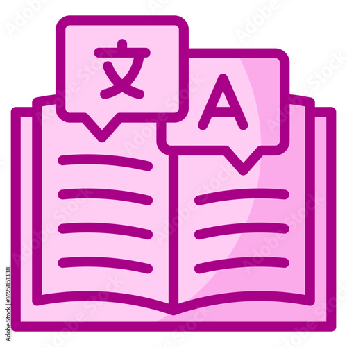 Language Book Icon
