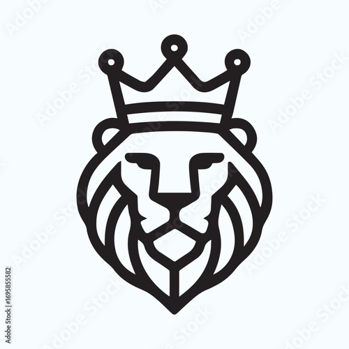 Majestic Lion Emblem A Symbol of Strength and Royal Grace Unleashed