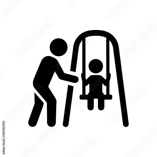 Playground Swing Push icon