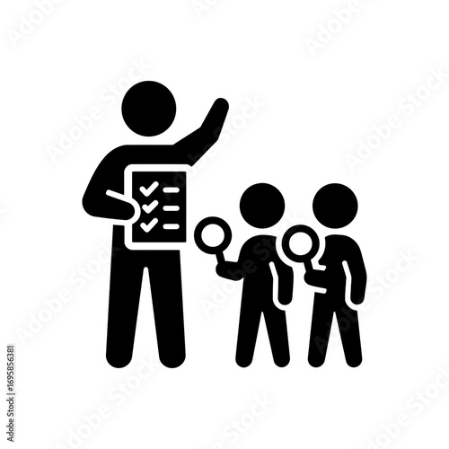 Teacher Kids Scavenger Hunt Icon