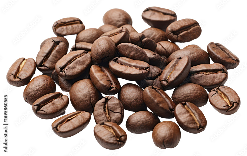 Obraz premium PNG Coffee food coffee beans transparent background
