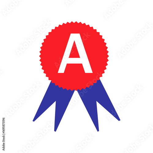 Grade A Award Ribbon Icon