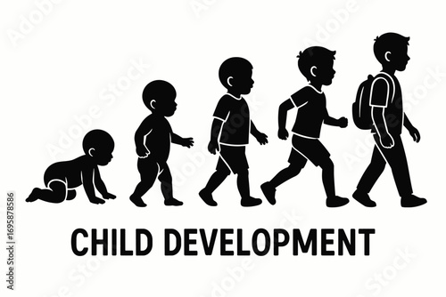 Child Development Growth Stages Icons_simple_compose
