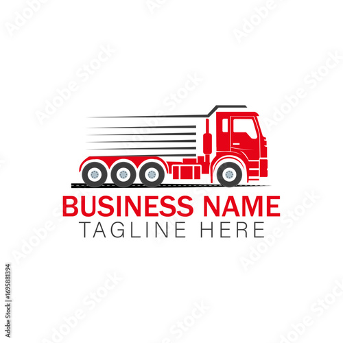 Construction Dump Truck Logo for Business