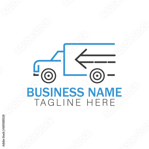 Construction Dump Truck Logo for Business