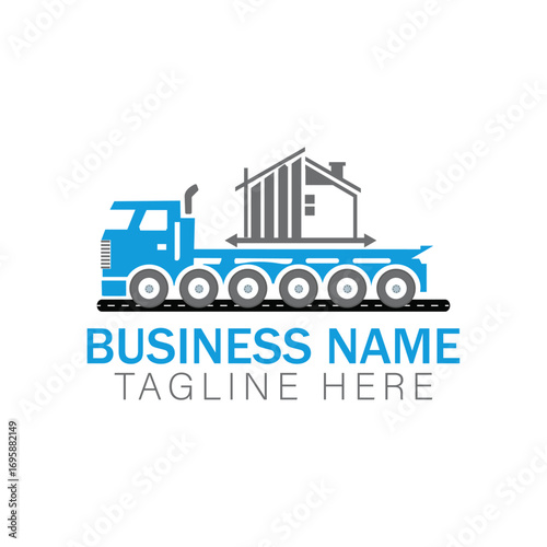 Construction Dump Truck Logo for Business