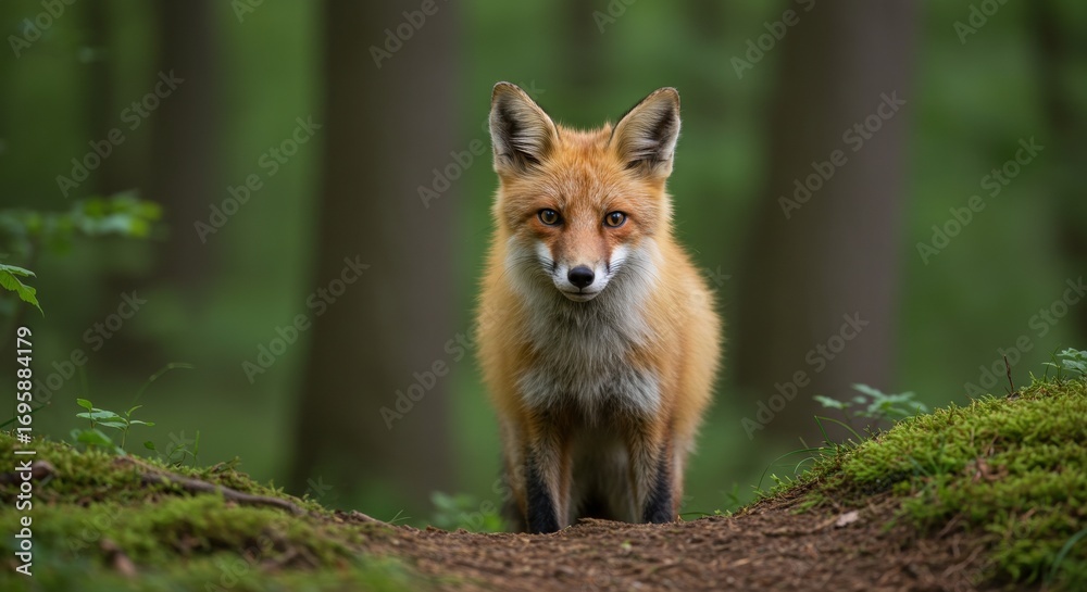 Fototapeta premium red fox vulpes