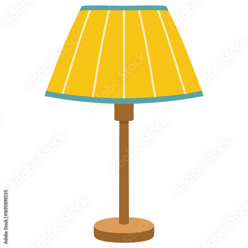 Wallpaper Mural cartoon illustration of a table lamp  Torontodigital.ca