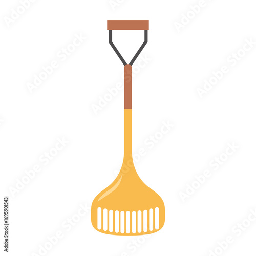 Garden Rake Vector Illustration