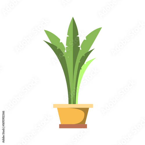 Tall Plant Vector Illustration