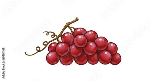 Red grapes