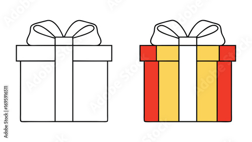 gift box vector illustration
