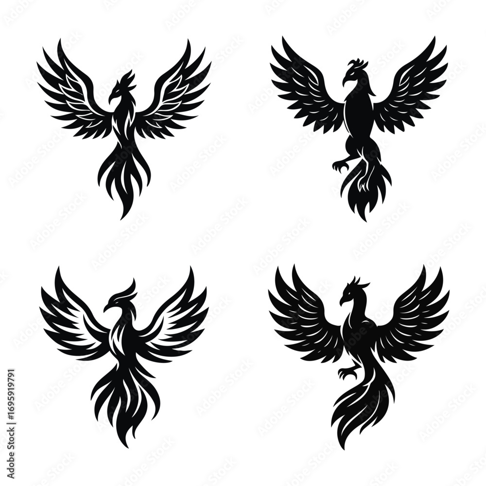 Fototapeta premium Phoenix SVG
