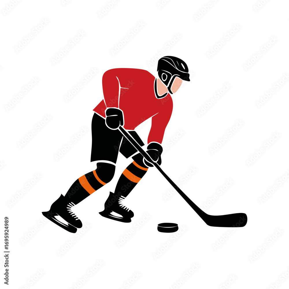 Fototapeta premium Ice Skating Player