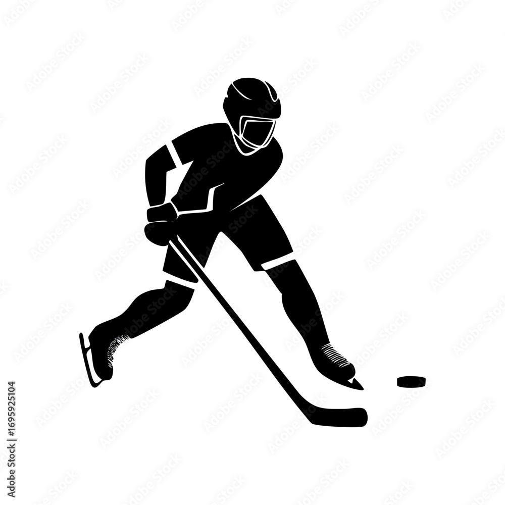 Obraz premium Ice Skating Player