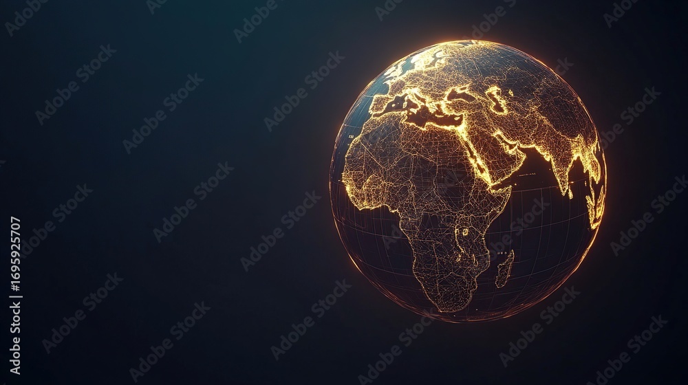 Fototapeta premium planet earth in space