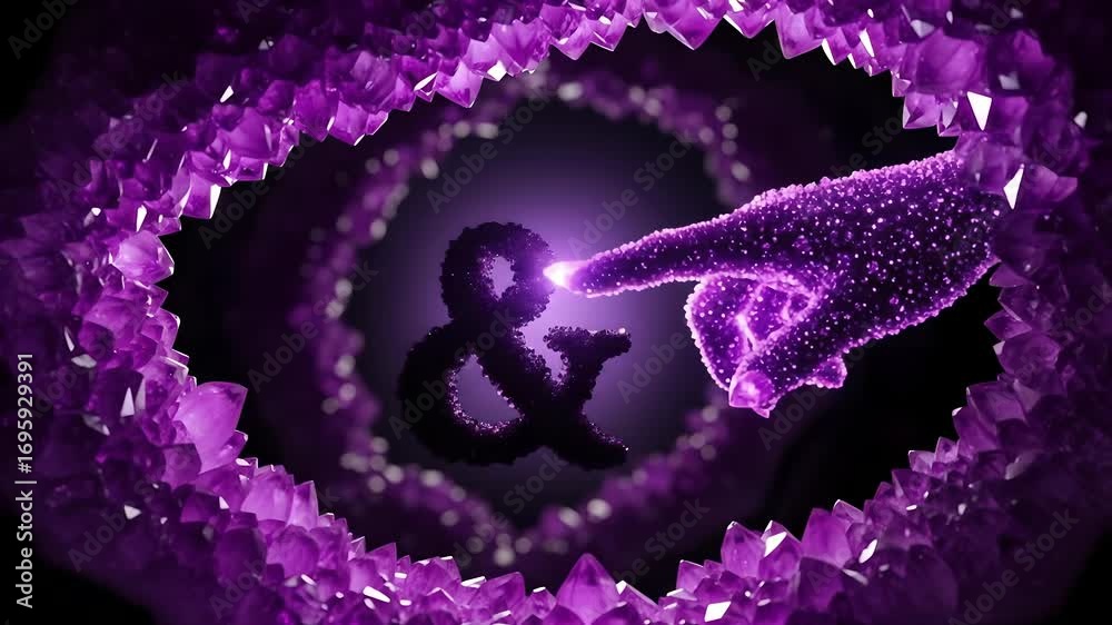custom made wallpaper toronto digitalAmethyst cave & symbol connect. Digital creation, connection concept, mystical touch, spiritual art, design, science, magic, fantasy, cosmic, meditation, energy healing use.
