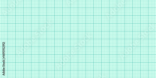Millimeter graph paper vector background. Simple engineering grid paper texture of notebook page illustration