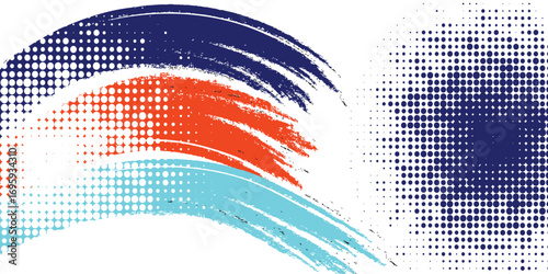 Colorful silhouette style design, grunge. Design concept to celebrate national sports. modern vector ilustration