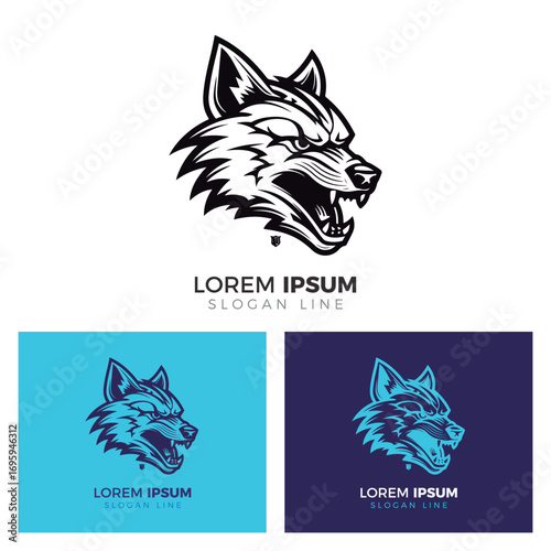 Vector Coyote Logo Collection.