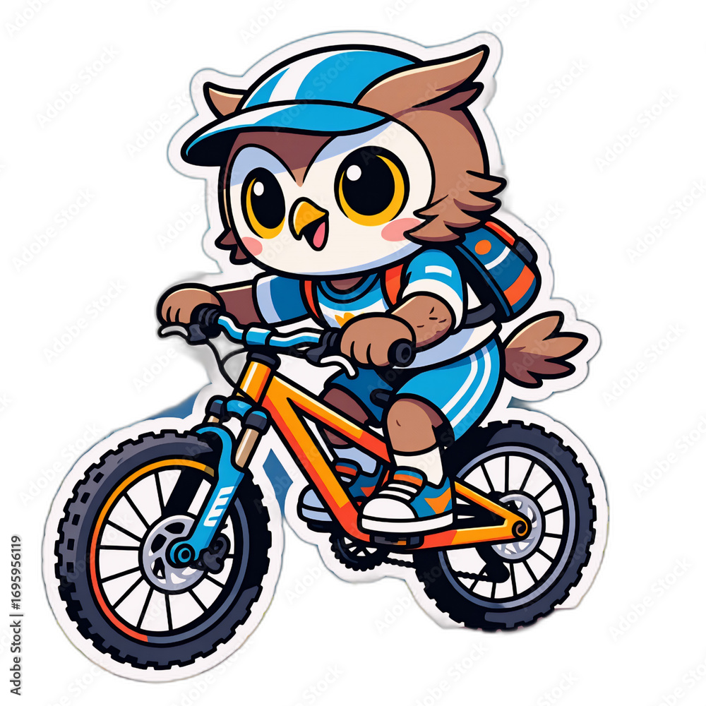 Obraz premium Transparent background- Cute animal playing sport isolated PNG