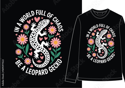 HAND DRAWN STREETWEAR GECKO ART