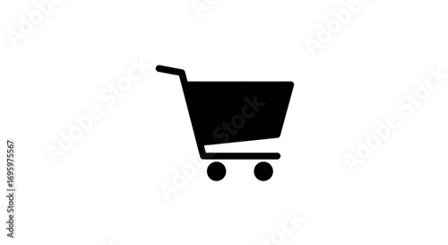 Convenient shopping cart icon for streamlined online purchase experiences and easy checkout processes