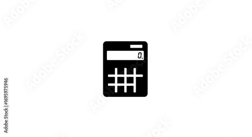 Essential calculator icon for finance, accounting, or mathematical concepts with clean, modern design