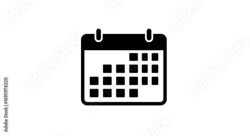Stay organized with a modern calendar icon, perfect for planning events and scheduling appointments