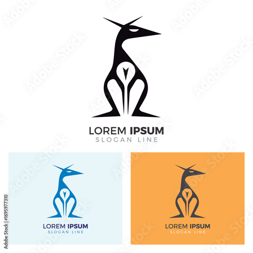 Vector Kangaroo Logo Collection.