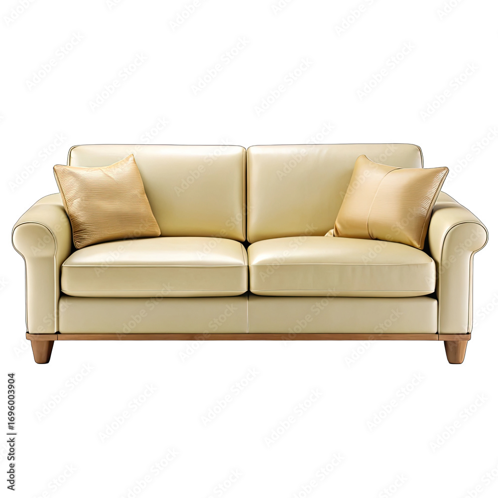 Fototapeta premium sofa isolated on white