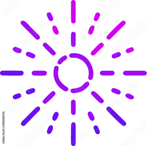 Abstract radiant starburst sparkle burst colorful vector illustration scalable eps icon