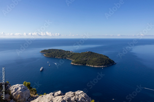 Fototapeta Naklejka Na Ścianę i Meble -  Lokrum island in Dubrovnik Croatia