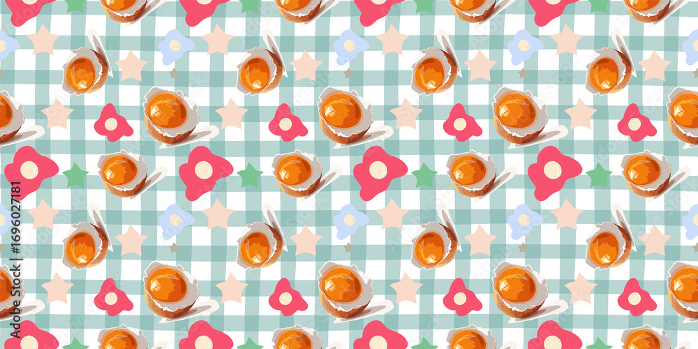 easter eggs seamless pattern easter eggs seamless pattern